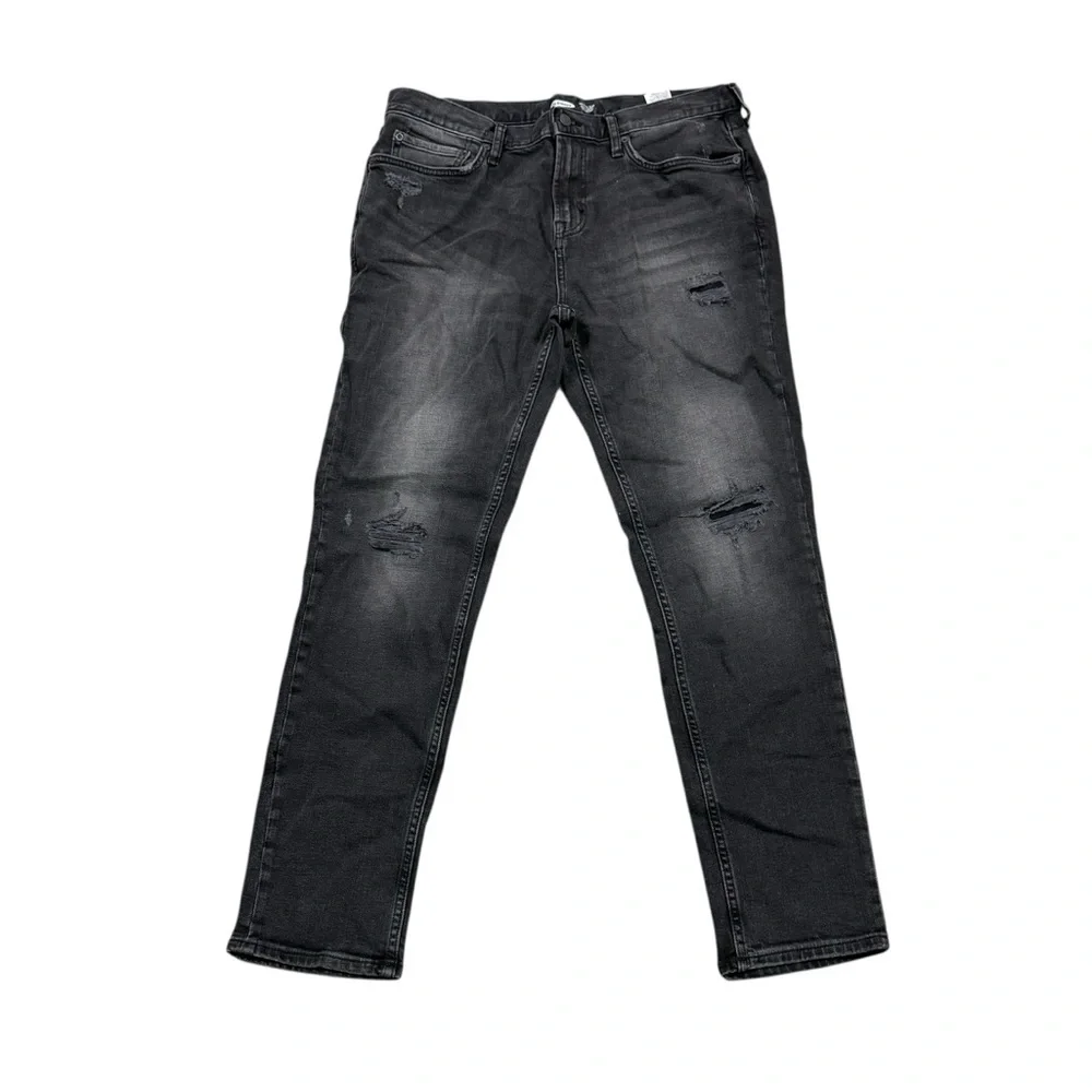 Old Navy Black Wash Relaxed Slim Denim Jeans Size 34 x 32 Men’s